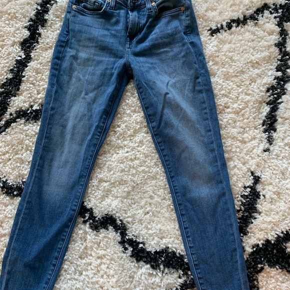 7 for all mankind jeans sz25 skinny fit - Picture 1 of 3